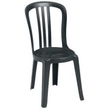 Grosfillex Miami Bistro Black Side Chair -- 4 Per Case