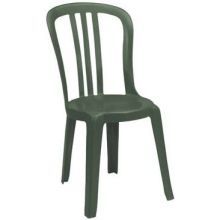 Grosfillex Miami Bistro Amazon Green Side Chair -- 4 Per Case