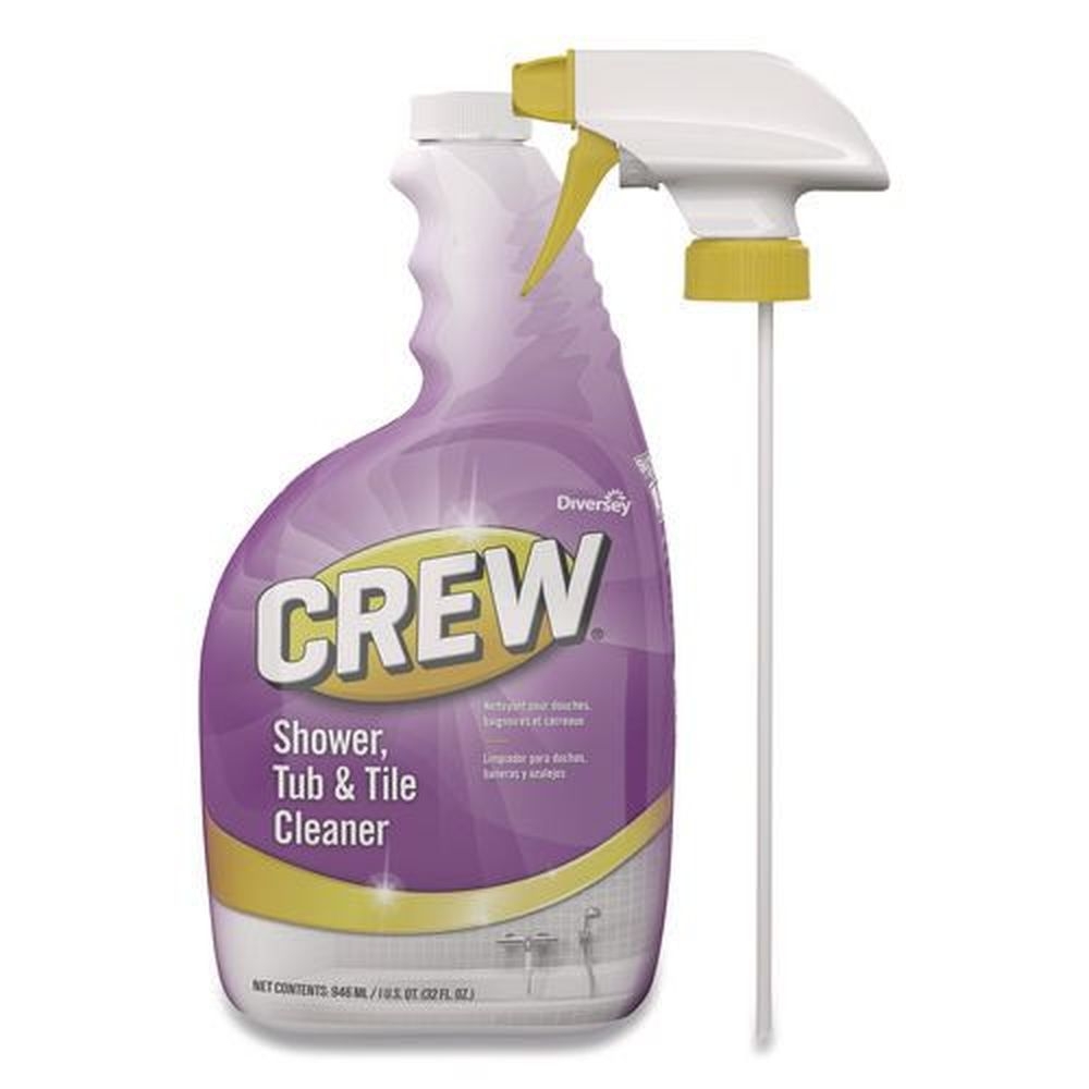 Diversey Crew Shower Tub and Tile Cleaner, 32 Ounce Liquid