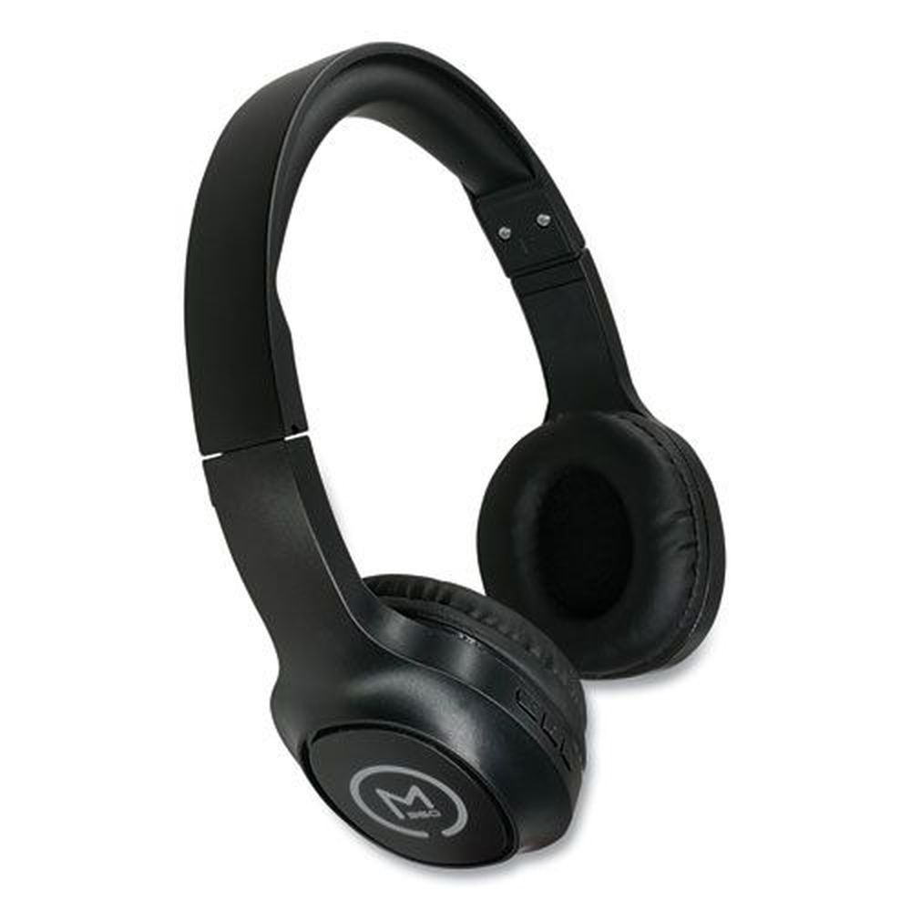 Morpheus 360 Black Tremors Stereo Wireless Headphones with Microphone, 3 Feet Cord