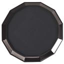 Service Ideas Stackable Small Black Onyx Finish 12 Panel Non-Slip Removable Insert Tray
