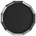 Service Ideas Stackable Medium Brushed Finish 12 Panel Non-Slip Removable Insert Tray