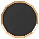 Service Ideas Stackable Large Vintage Gold Finish 12 Panel Non-Slip Removable Insert Tray