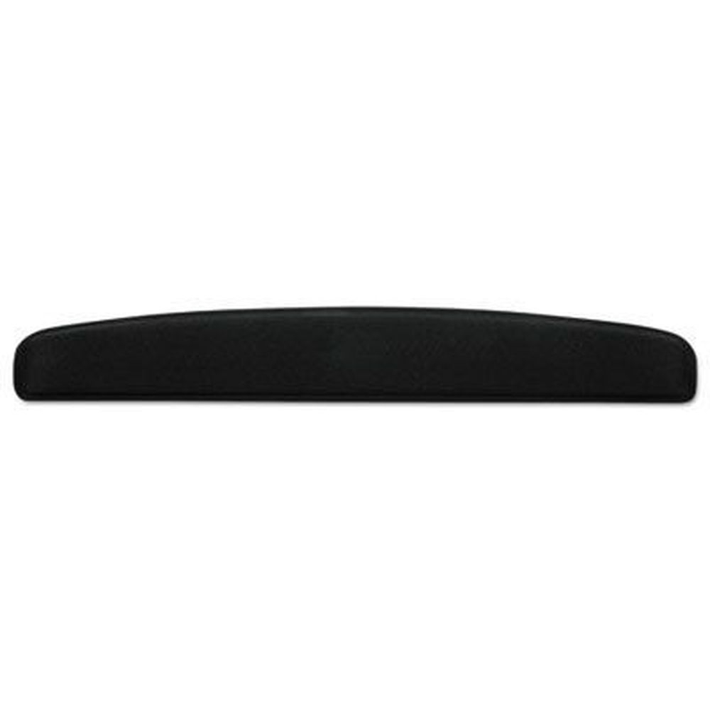 Allsop Black Memory Foam Keyboard Wrist Rest, 2.87 x 18 inch