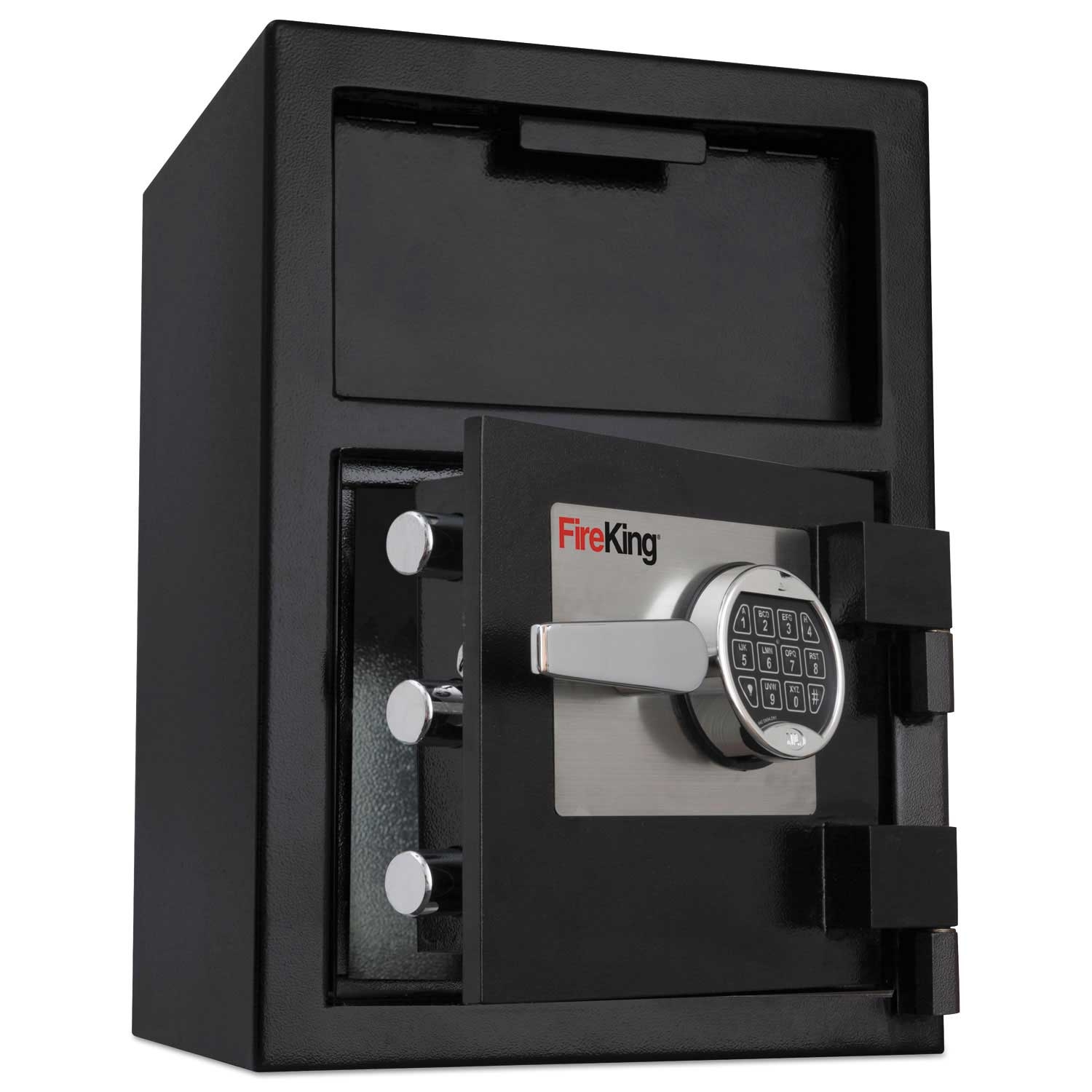 FireKing Black Depository Security Safe, 24 x 13.4 x 10.83 inch