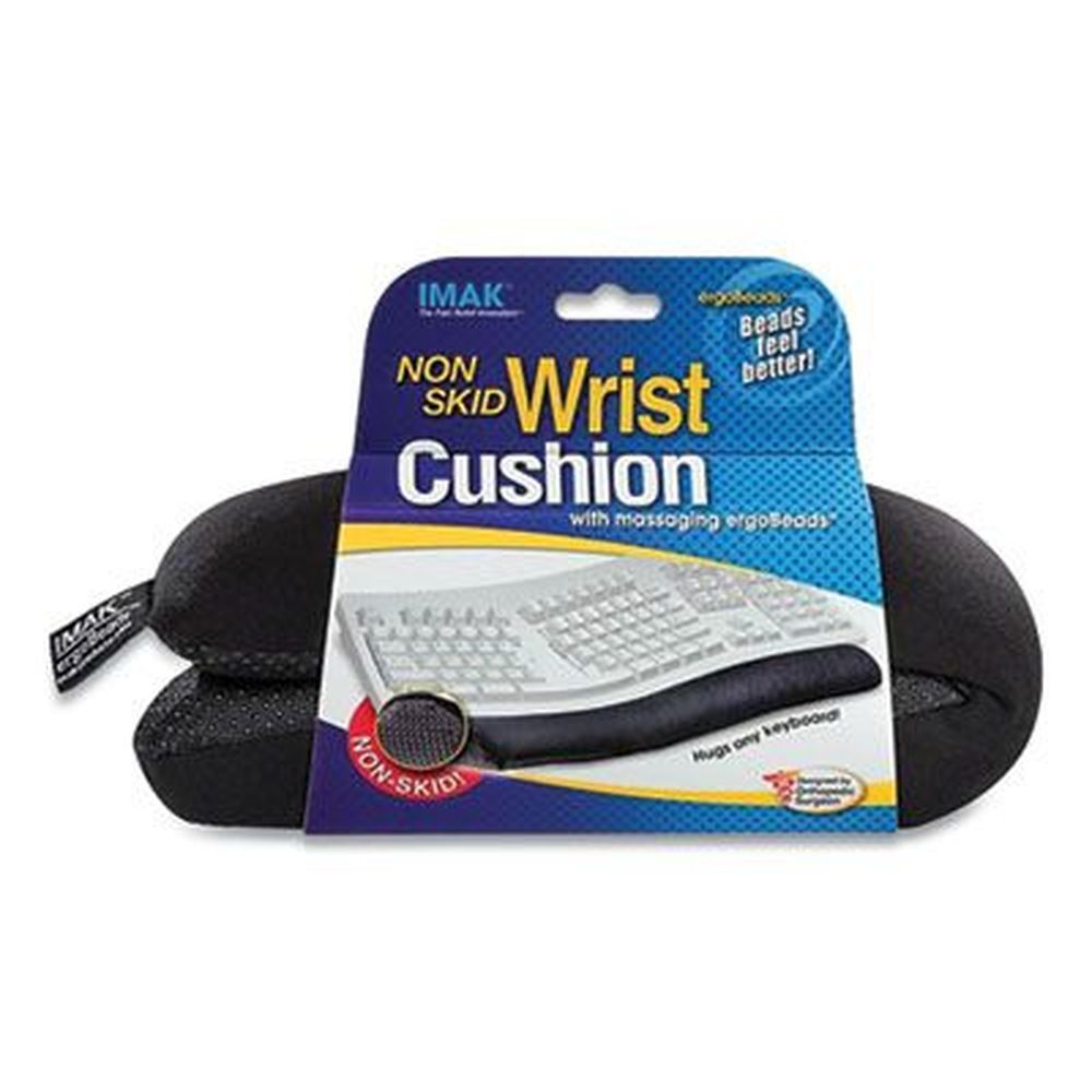 Imak Ergo Black Nonskid Keyboard Wrist Cushion, 15.75 X 10 Inch