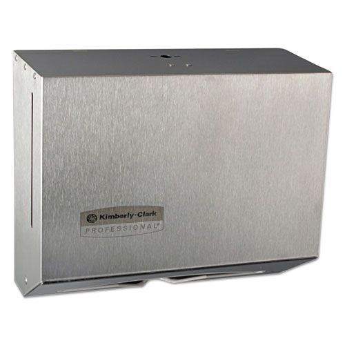 Kimberly-clark Professional Stainless Steel Windows Scottfold Compact Towel Dispenser, 10.6 X 4.75 X 9 Inch