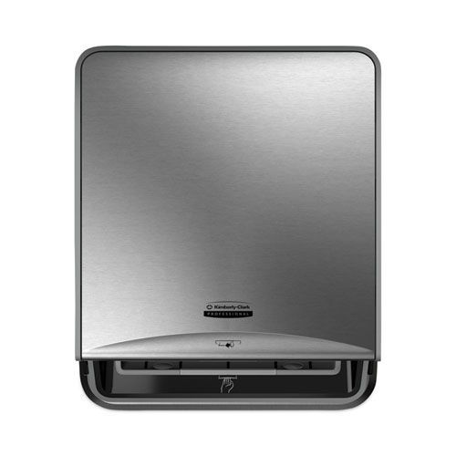 Kimberly-clark Professional Stainless Steel Narrow Without Trim Panel Icon Automatic Roll Towel Recessed Dispenser Housing