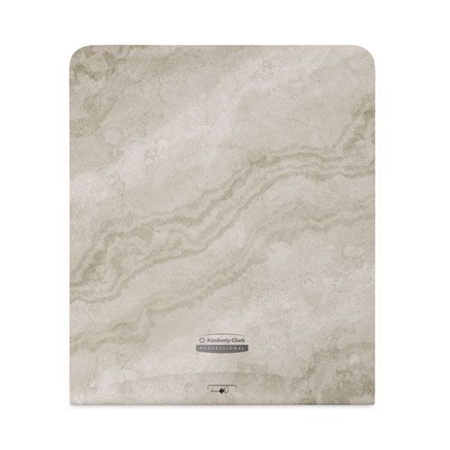 Kimberly-clark Professional Warm Marble Icon Faceplate For Automatic Roll Towel Dispenser, 18.12 X 15.62 X 12.87 Inch