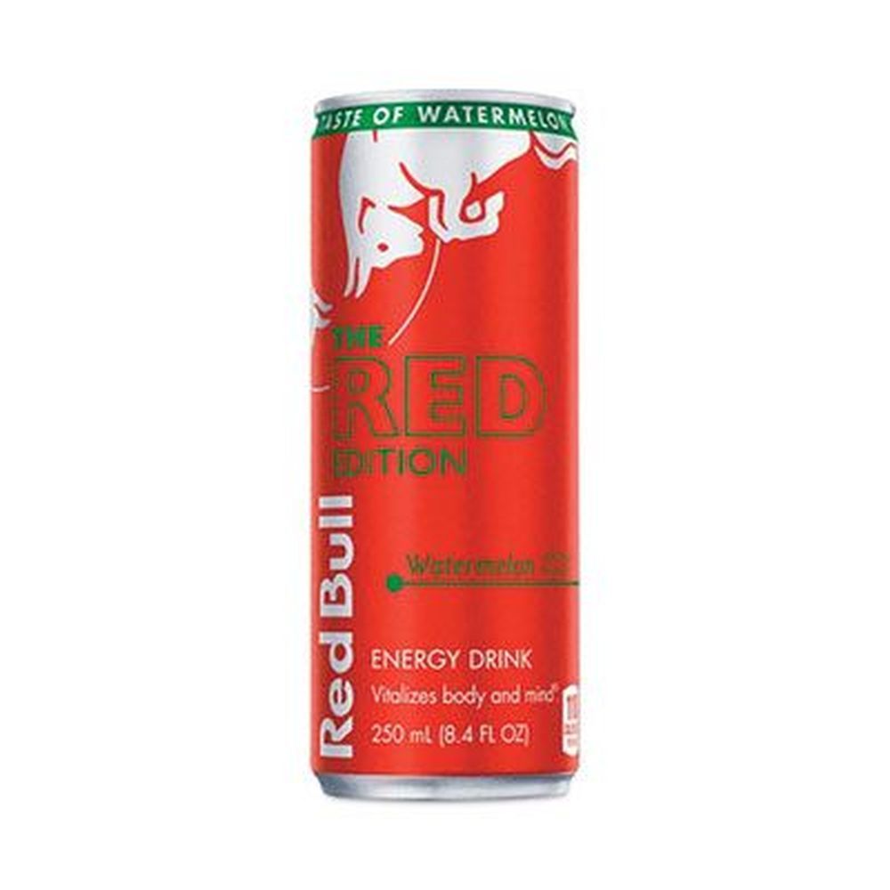 Red Bull Watermelon The Red Edition Energy Drink, 8.4 Ounce Can -- 24 Per Case