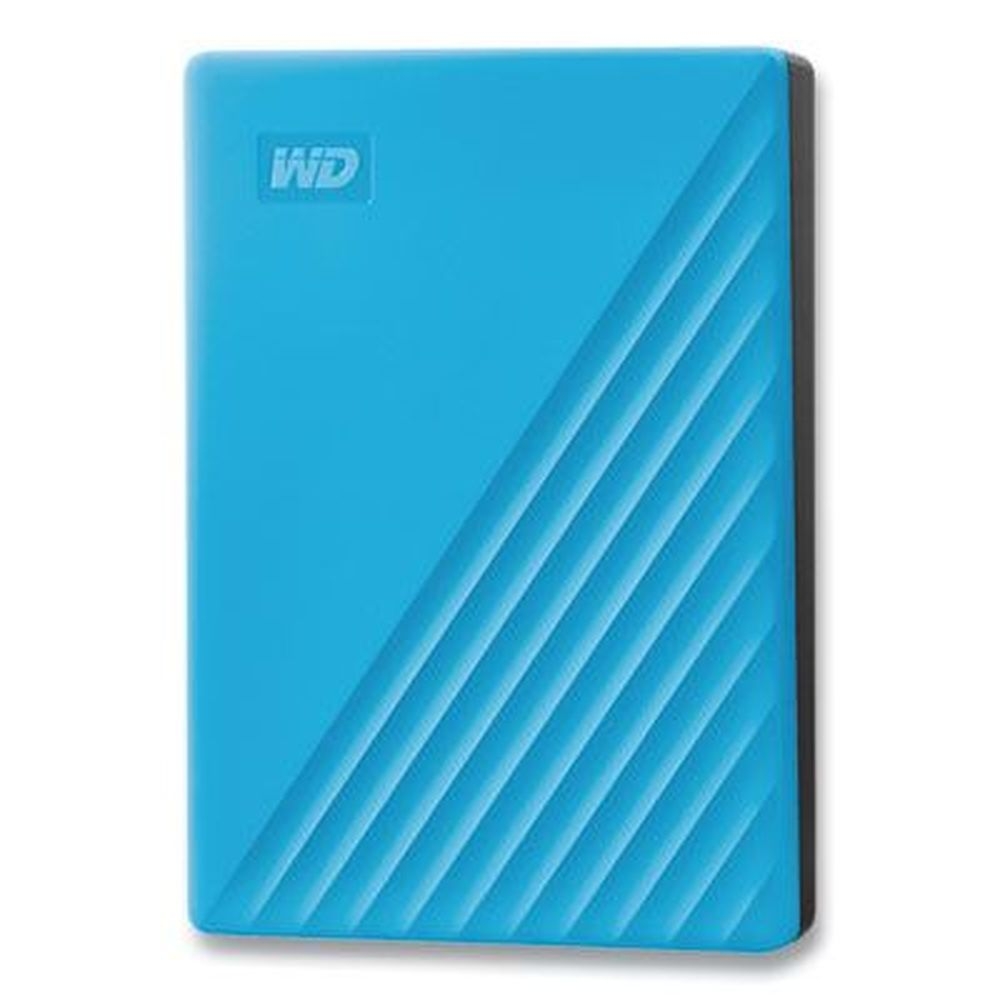 Wd Sky Blue My Passport 4 Tb Usb 3.2 External Hard Drive