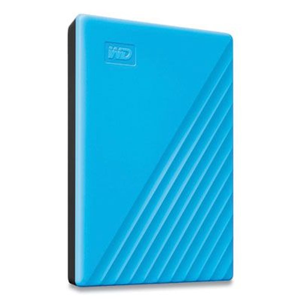 Wd Sky Blue Usb 3.2 My Passport External Hard Drive