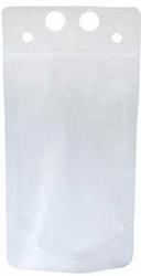 Tablecraft 16 Ounce Polyethylene To-Go Beverage Pouch, 100 count
