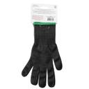 Tablecraft The Protector Medium Cut Resistant Green Cuff Black Glove, 9.625 x 5 x 0.125 inch