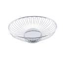 Tablecraft Chrome Plated Chalet Oval Serving Basket, 9 x 6 x 2.6 inch