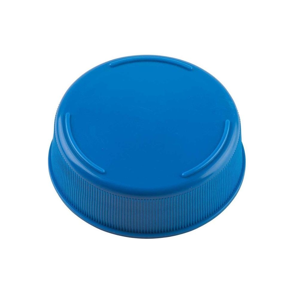 Tablecraft InvertaTop 2.75 inch Polyethylene Blue 63mm End Cap for Squeeze Bottles, 12 count