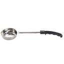 Tablecraft Stainless Steel Perforated One Piece Spoonout with 10.25 inch Black Handle, 6 Ounce Capacity