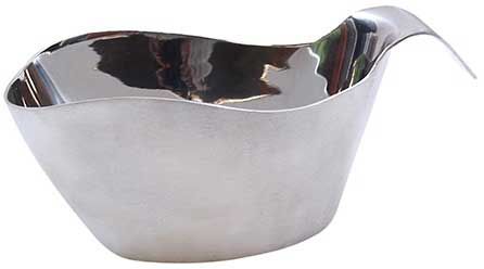 Tablecraft 18-8 Stainless Steel Stackable Gravy Boat, 8 Ounce Capacity