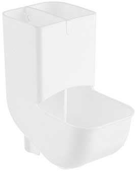 Tablecraft White 1.25 Pint Insert for First In First Out Garnish Station