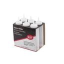 Tablecraft 8 Ounce Clear Cone Tip and Natural Top Squeeze Bottle, 6 count -- 12 per case