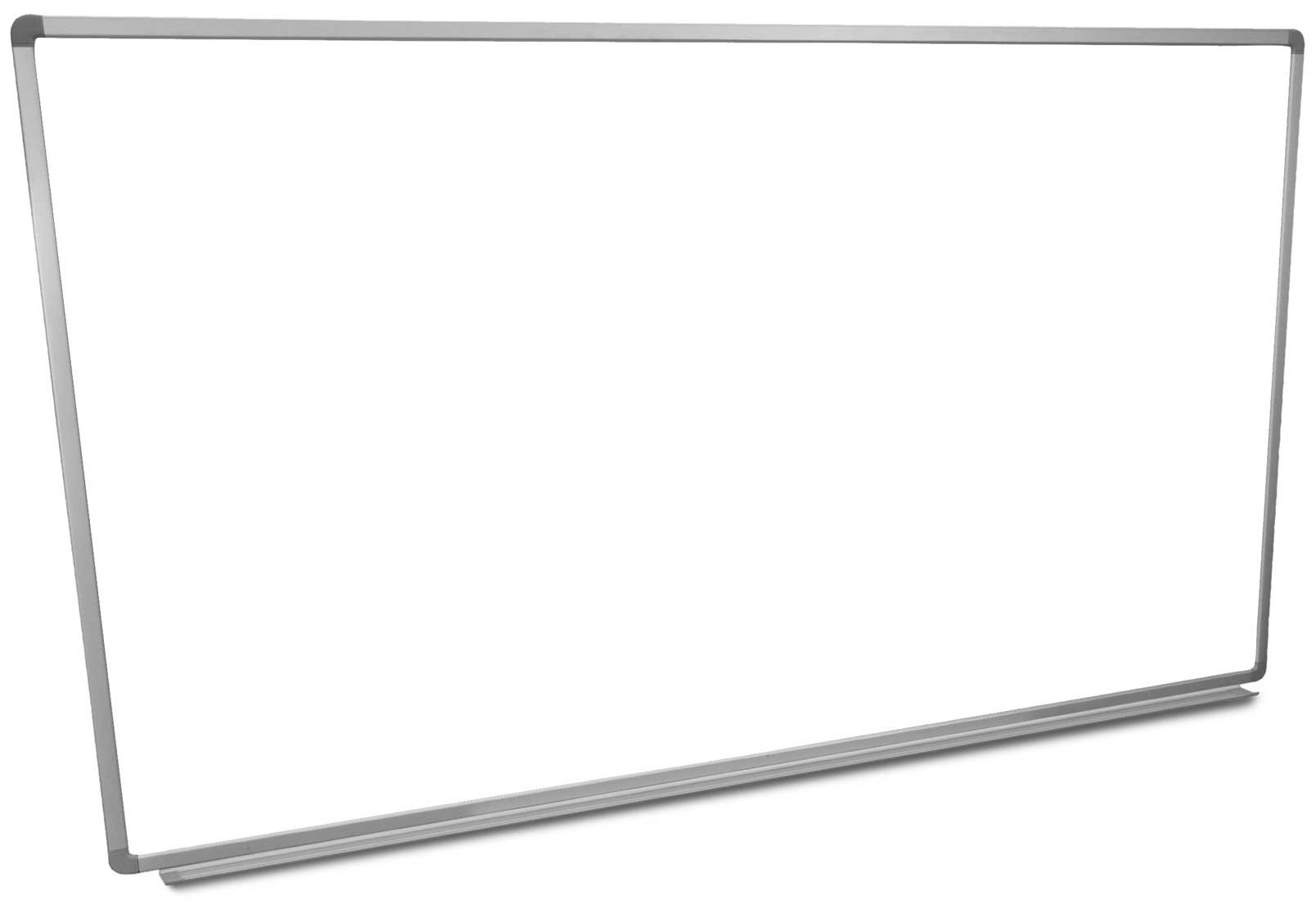 Luxor White Wall Mounted Magnetic Whiteboard, 72 x 40 inch Height