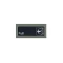 Winco Black Pull Information Sign with Symbol, 3 x 9 inch.