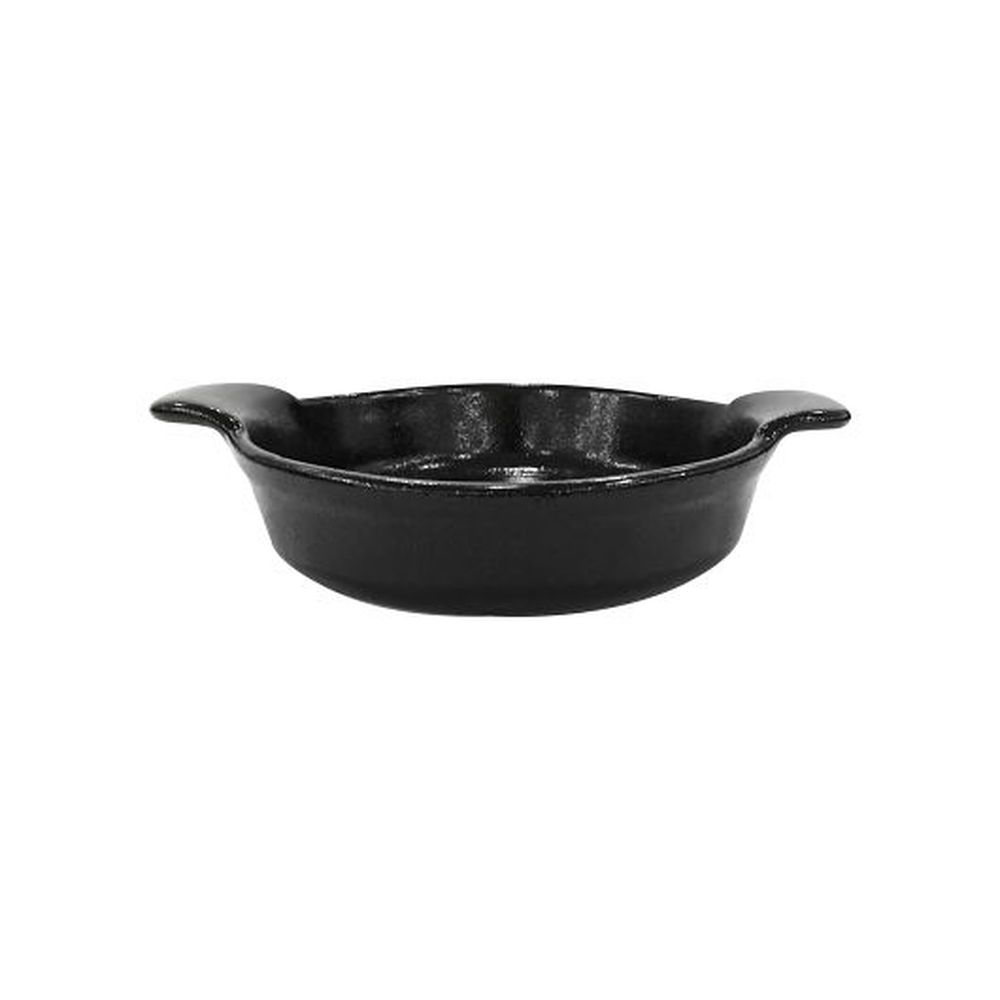 Black Iron 1 Quart Handled Round Baker, 12 count