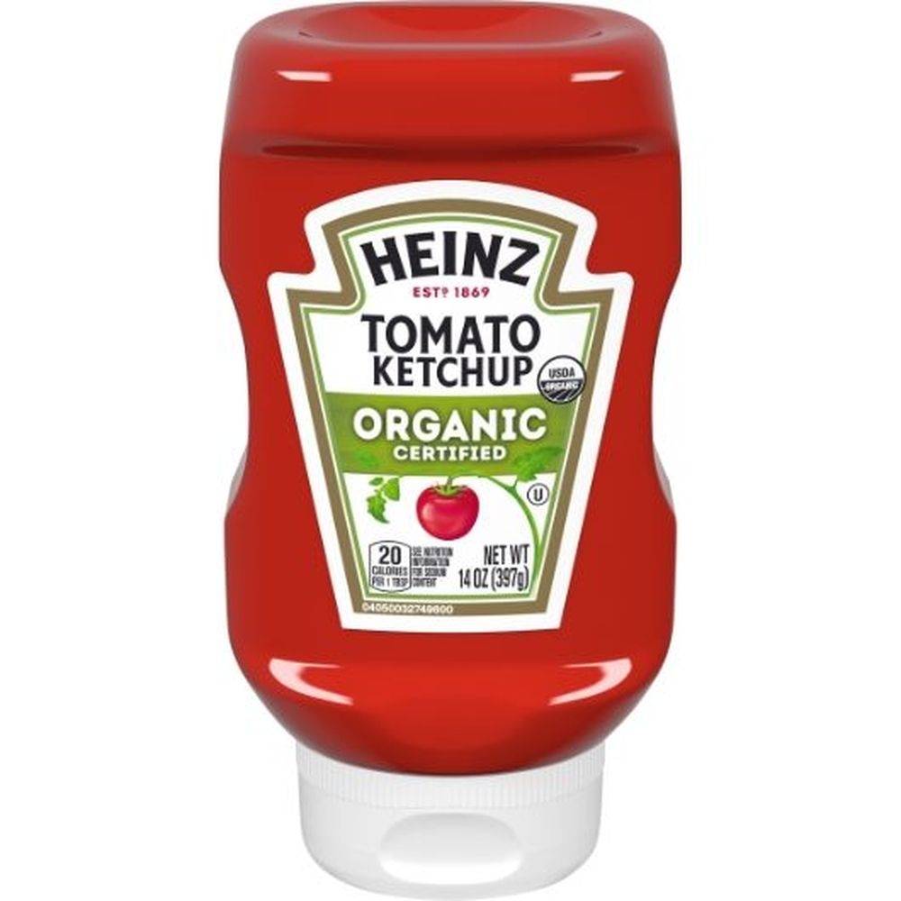 Heinz Organic Tomato Ketchup, 14 Ounce -- 6 per case.
