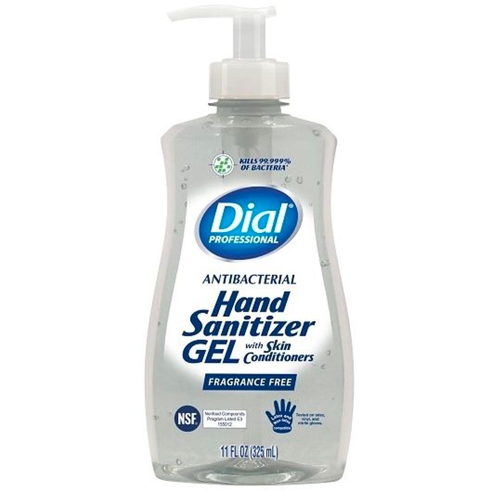 Fragrance-Free Antibacterial Hand Sanitizer Gel with Skin Conditioners