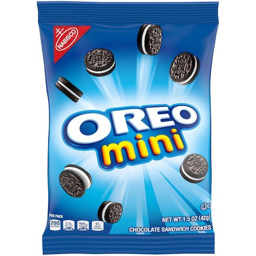 Oreo Single Serve Mini Cookies, 1.5 Ounce -- 60 Per Case