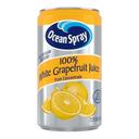 Ocean Spray No Sugar Added 100 Percent White Grapefruit Juice, 7.2 Fluid Ounce -- 24 per case
