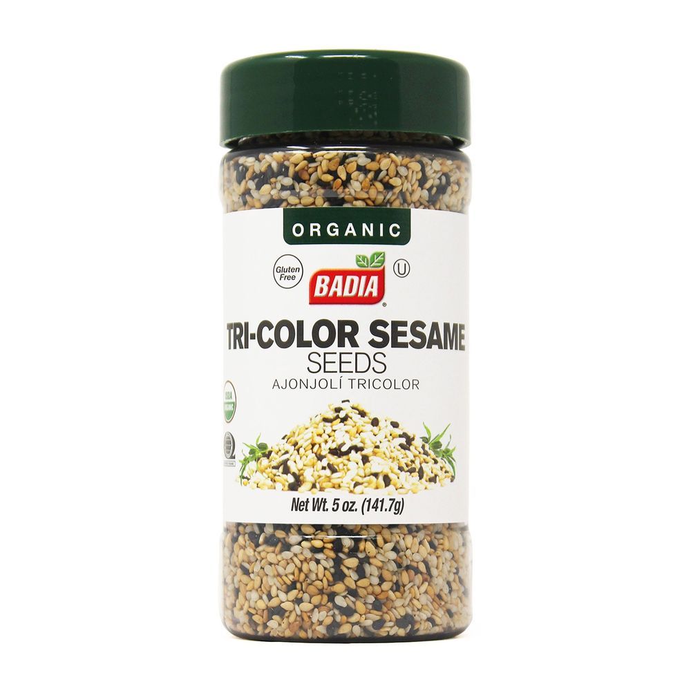 Badia Organic Tri-color Sesame Seeds, 5 Ounce -- 6 Per Case