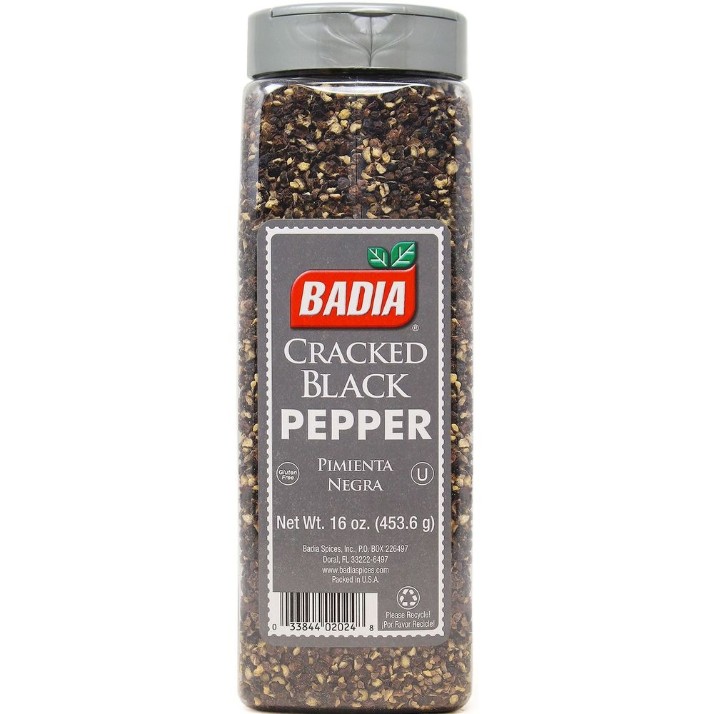 Badia Cracked Black Pepper, 16 Ounce -- 6 Per Case