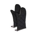 17 inch Elbow-Length Flame-Resistant Pyrotex Black Oven Mitt