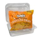 Gehls Tortilla Chips with Plastic Tray - 3 oz. bag, 30 per case