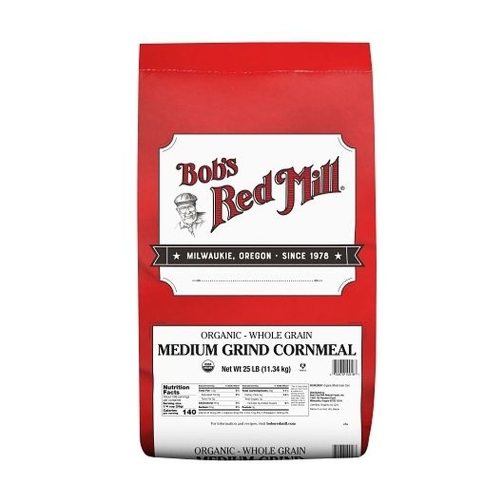 Organic Whole Grain Medium Grind Corn Meal