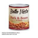 Bella Vista Low Sodium Pork and Beans, Number 10 Can -- 6 per case