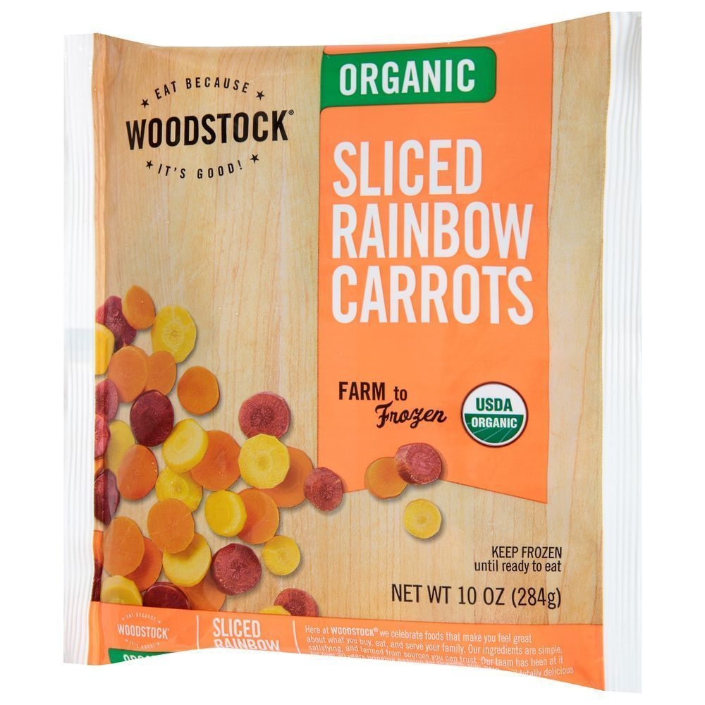 Organic Rainbow Sliced Carrots