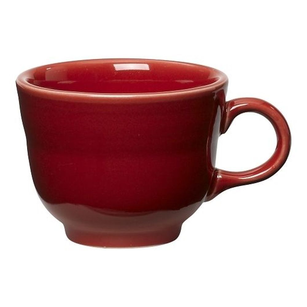 Fiesta Classic 7 3/4 Ounce Scarlet Tea Cup, 12 Count