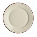 Styleline Maroon China 7.3 inch Plate, 36 count