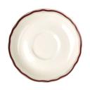 Styleline Maroon China 5 5/8 inch Saucer, 36 count