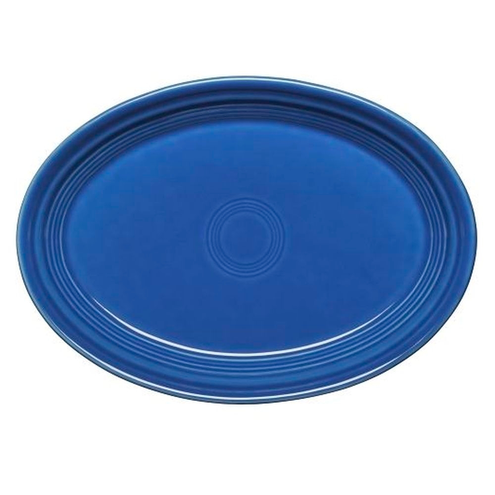 13.625 x 9.5 x 1.75 inch Lapis Large Oval Serving Platter