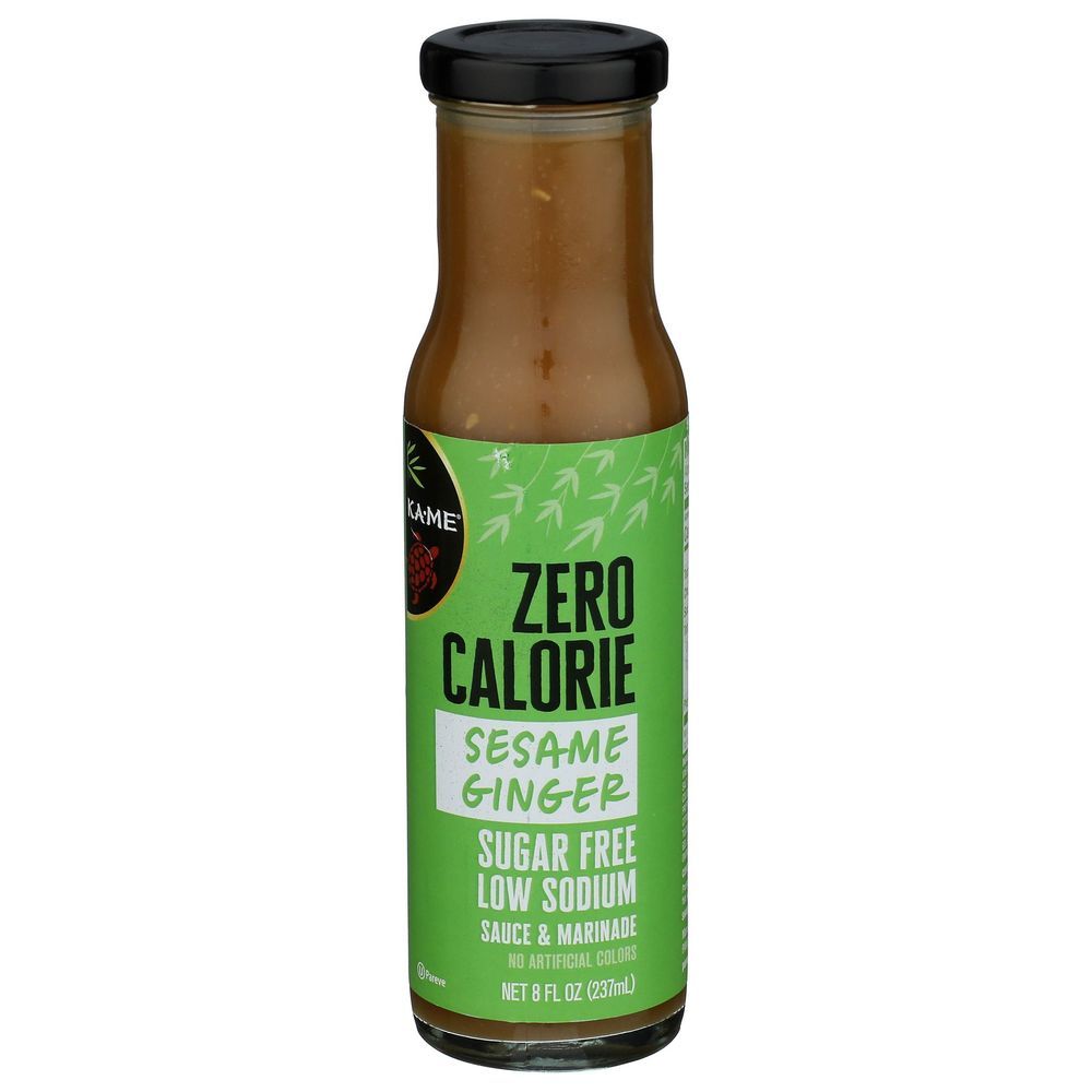 Ka-me Zero Calorie Sugar Free Sesame Ginger Sauce And Marinade, 8 Ounce -- 6 Per Case