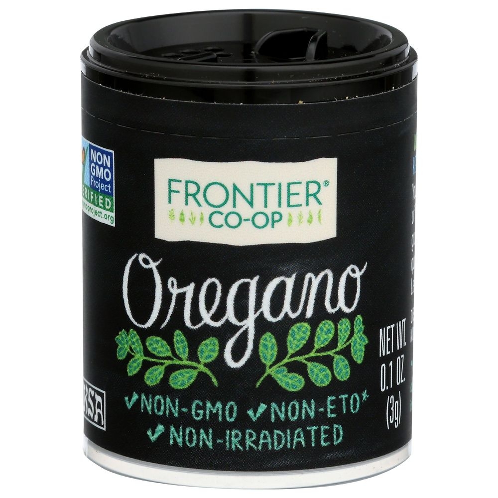 Frontier Mini Oregano Spice, 0.1 Ounce -- 6 Per Case