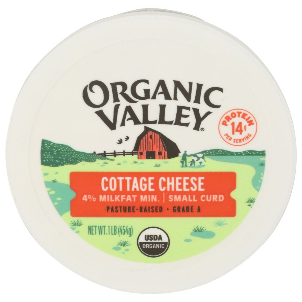Organic Valley Small Curd Cottage Cheese, 16 Ounce -- 6 Per Case