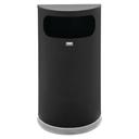 Half Round Side Open Trash Can