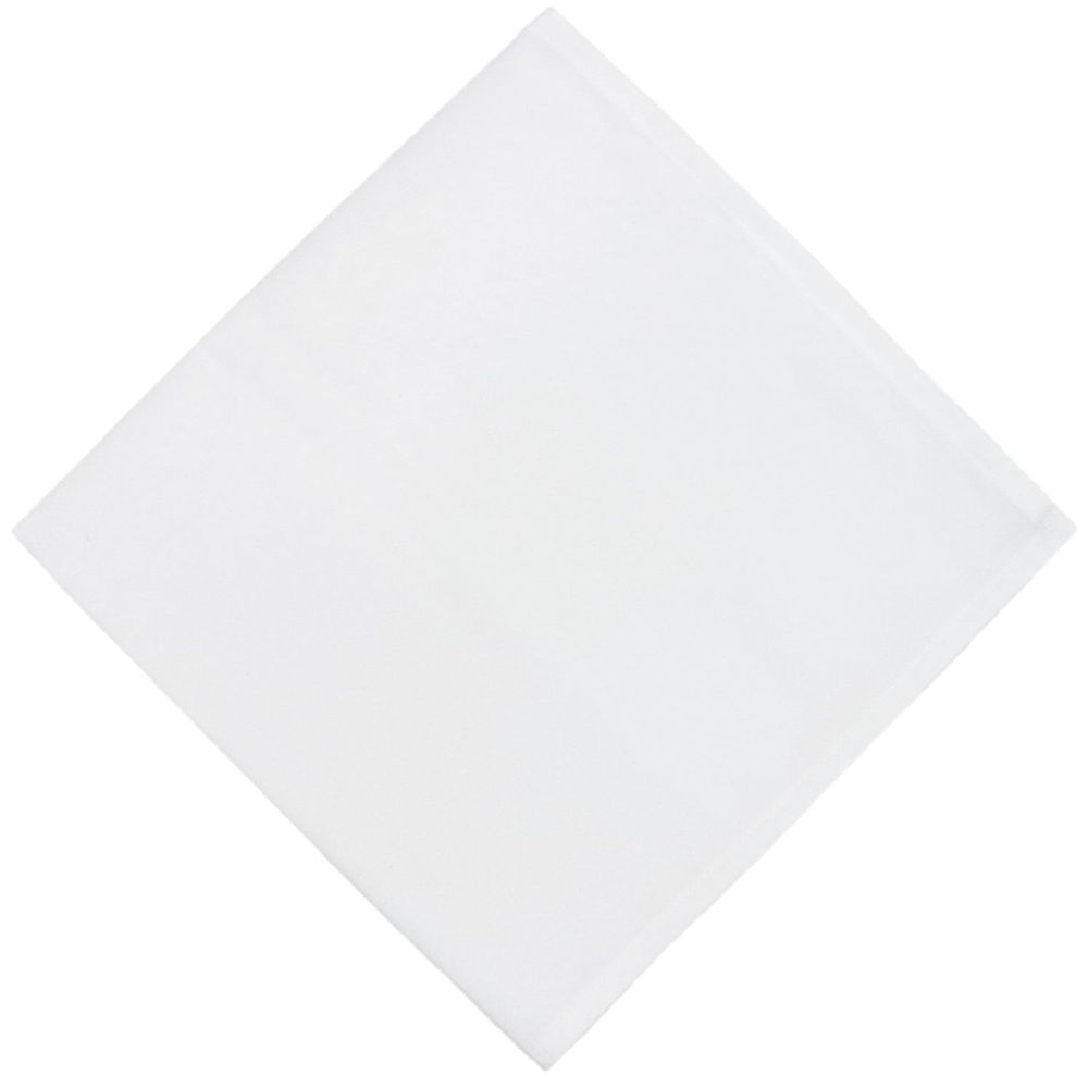 Ctc White Spun Poly Napkin, 20 X 20 Inch -- 12 Per Case