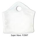 Plastic Stock White Wave Carry-Out Bag