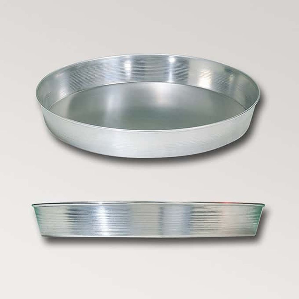 American Metalcraft 9000 Series 14 Gauge Heavy Weight Aluminum Tapered/nesting Pizza Pan, 18 X 17 X 2 Inch Deep