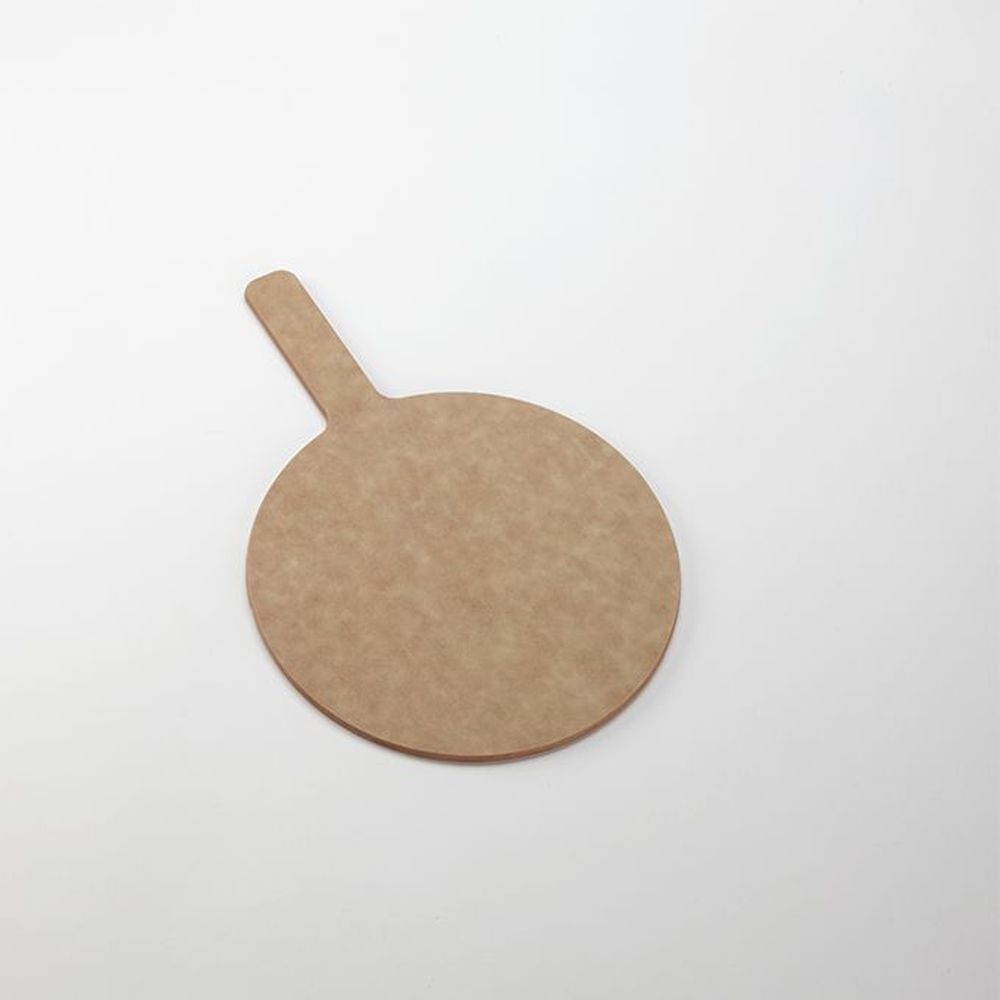 American Metalcraft Natural Pressed Wood Round Pizza Peel With 5 Inch Handle, 11 Inch Dia.